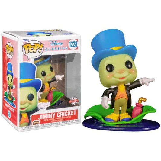 Pinocchio - Jiminy Cricket on Leaf Pop! Vinyl Figure #1228 - Eclipse Games Puzzles Novelties
