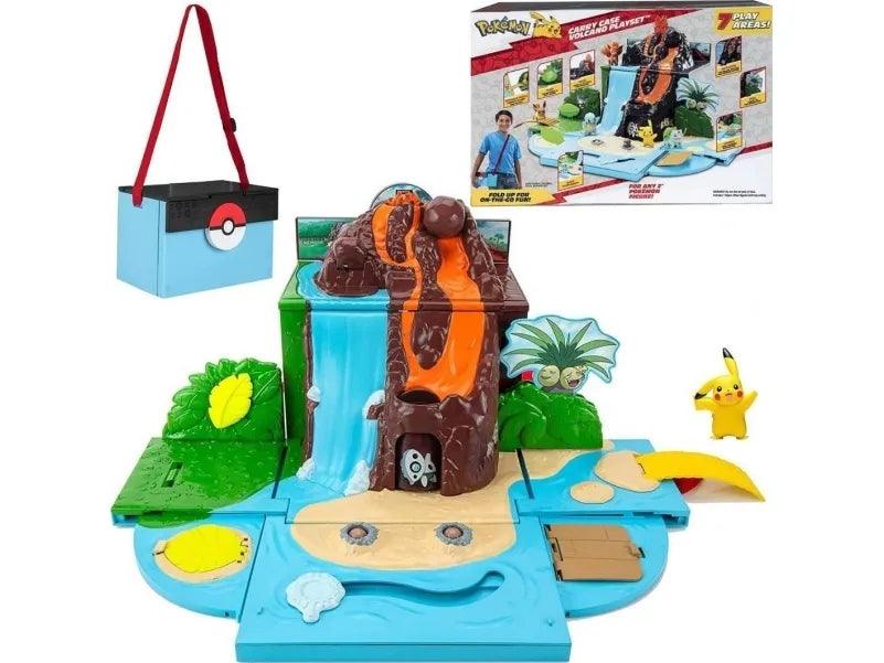 Pokemon Carry Case Volcano Playset - Eclipse Games Puzzles Novelties