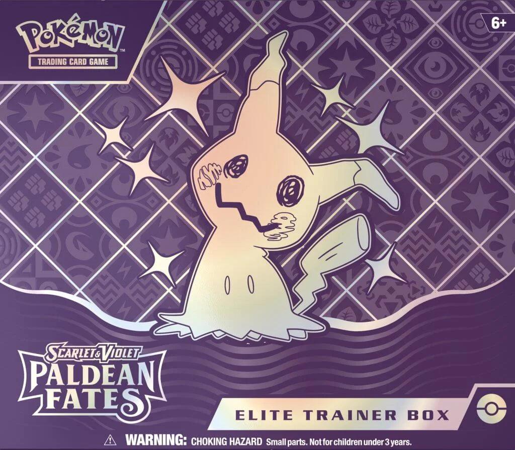 Pokemon Paldean Fates Elite Trainer Box - Eclipse Games Puzzles Novelties
