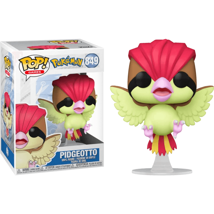 Pokemon Pidgeotto Pop! Vinyl Figure #849 - Eclipse Games Puzzles Novelties