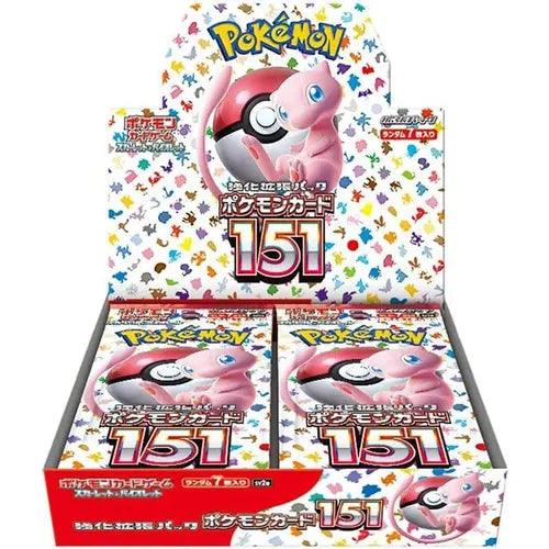 Pokemon TCG 151 sv2a Booster Box Japanese - Eclipse Games Puzzles Novelties