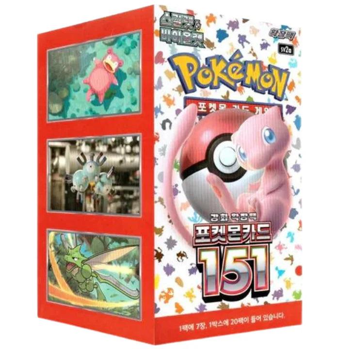 Pokemon TCG 151 sv2a Booster Box Korean Version - Eclipse Games Puzzles Novelties