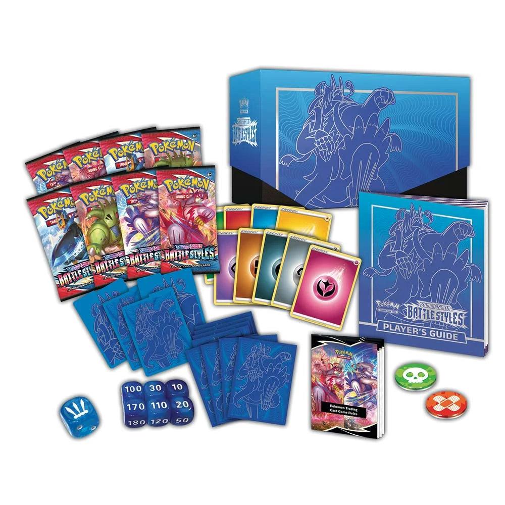 Pokemon TCG Battle Styles Elite Trainer Box (Blue) - Eclipse Games Puzzles Novelties