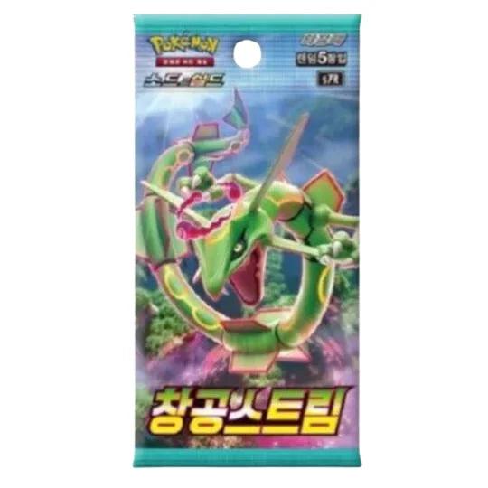 Pokemon TCG Blue Sky Stream S7R Booster Box Korean Version - Eclipse Games Puzzles Novelties