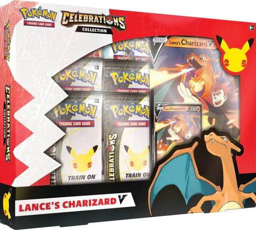 Pokemon TCG Celebrations Collections (Lance's Charizard V or Dark Sylveon V) - Eclipse Games Puzzles Novelties