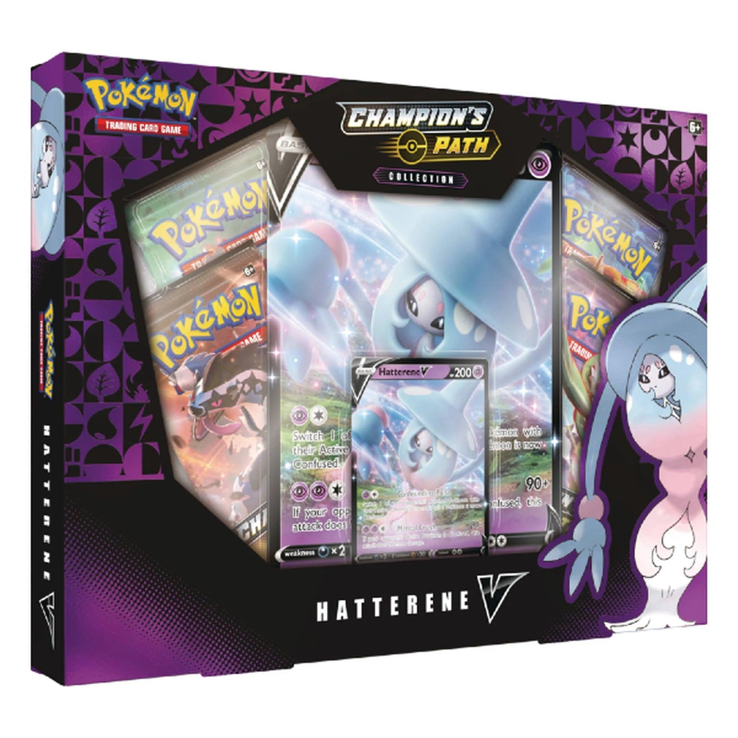 Pokemon TCG Champions Path Hatterene V Box - Eclipse Games Puzzles Novelties