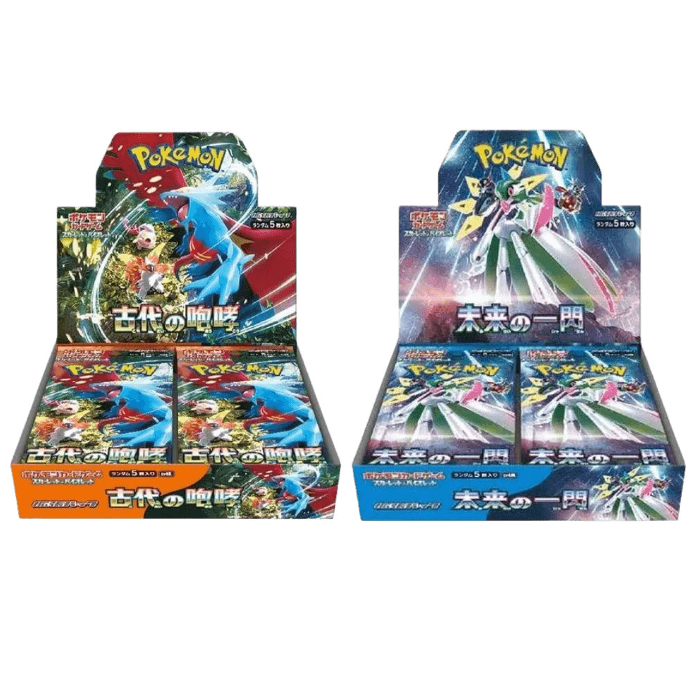 Pokemon TCG Future Flash & Ancient Roar Booster Box Japanese Bundle Eclipse Games Pty Ltd Pokemon TCG Future Flash & Ancient Roar Booster Box Japanese Bundle Eclipse Games Pty Ltd