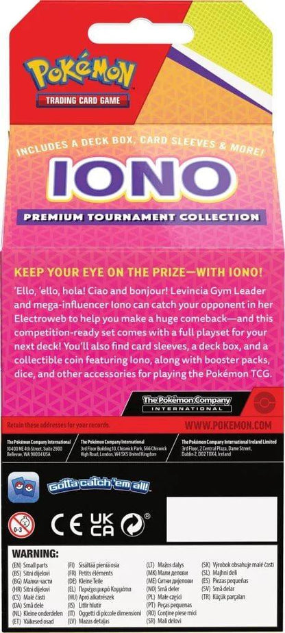 Pokemon TCG Iono Premium Tournament Collection - Eclipse Games Puzzles Novelties