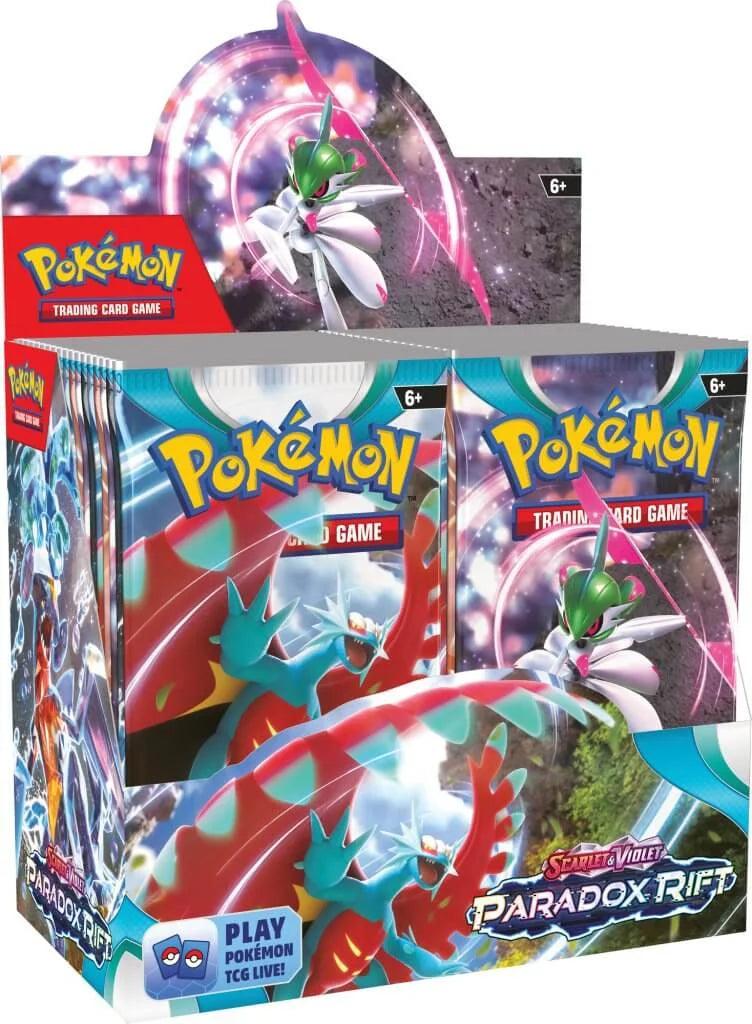 Pokemon TCG Paradox Rift Booster Box - Eclipse Games Puzzles Novelties