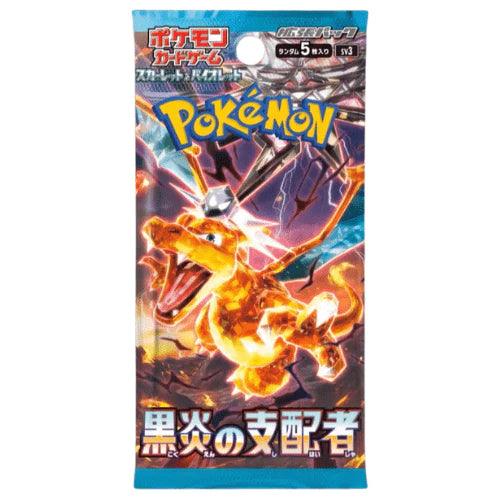 Pokemon TCG Ruler of the Black Flame sv3 Booster Box Japanese - Eclipse Games Puzzles Novelties