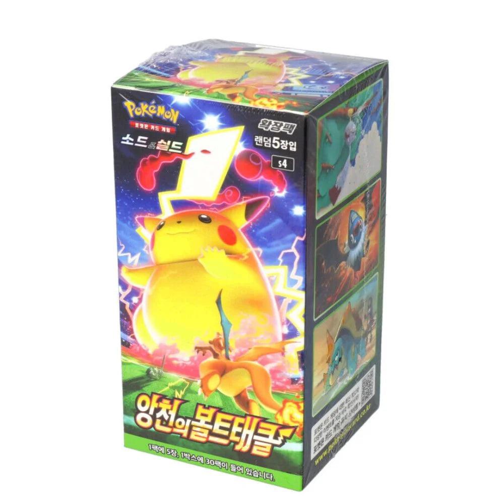 Pokemon TCG S4 Astonishing Volt Booster Box Korean - Eclipse Games Puzzles Novelties