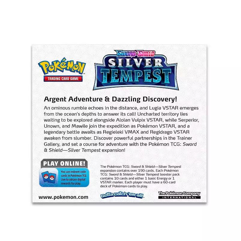 Pokemon TCG Silver Tempest Booster Box - Eclipse Games Puzzles Novelties