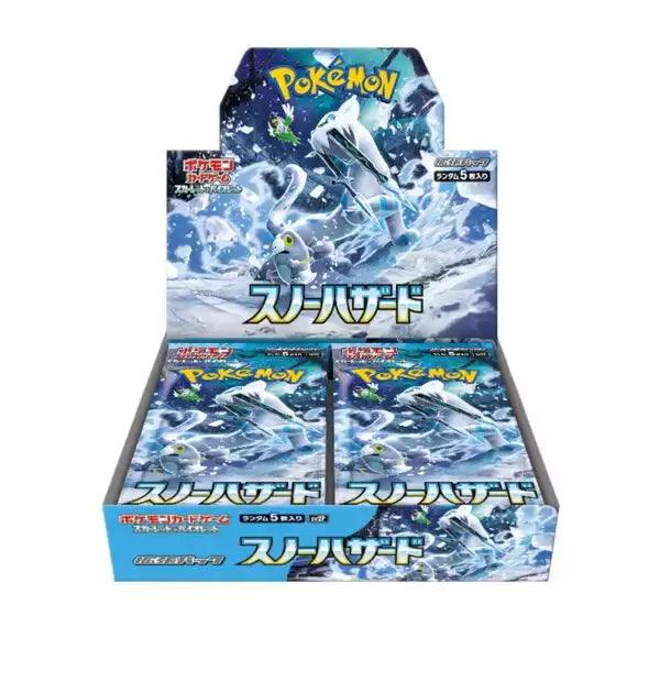 Pokemon TCG Snow Hazard & Clay burst Japanese Booster Box Bundle - Eclipse Games Puzzles Novelties