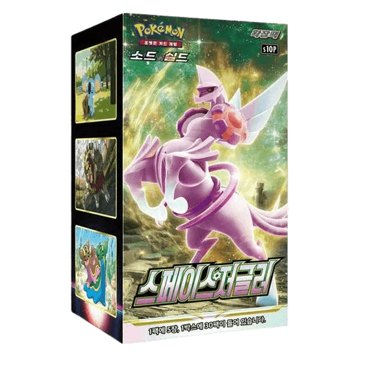 Pokemon TCG Space Juggler s10p Booster Box Korean Version - Eclipse Games Puzzles Novelties