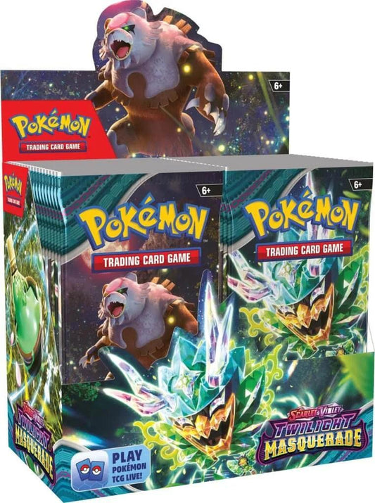 Pokemon TCG Sv6 Twilight Masquerade Booster Box - Eclipse Games Puzzles Novelties