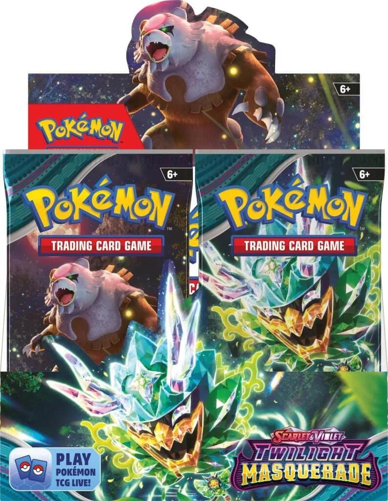 Pokemon TCG Sv6 Twilight Masquerade Booster Box - Eclipse Games Puzzles Novelties