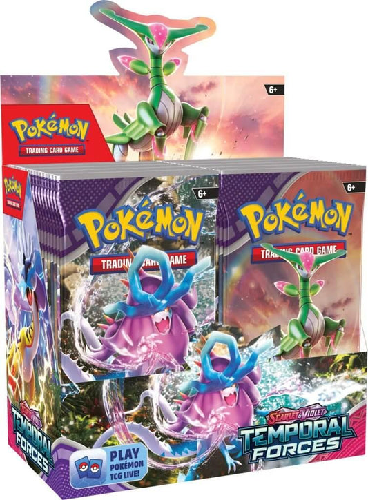 Pokemon TCG Temporal Forces Booster Box - Eclipse Games Puzzles Novelties
