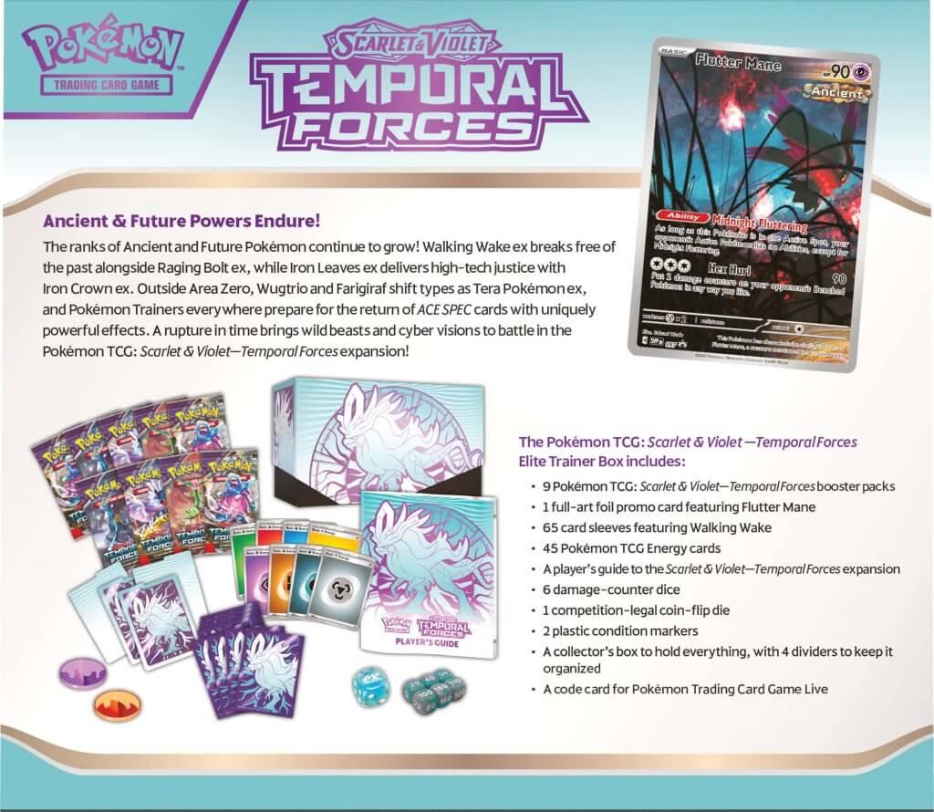 Pokemon TCG Temporal Forces ETB - Eclipse Games Puzzles Novelties