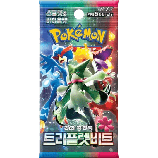 Pokemon TCG Triple Beat sv1a Booster Box Korean - Eclipse Games Puzzles Novelties