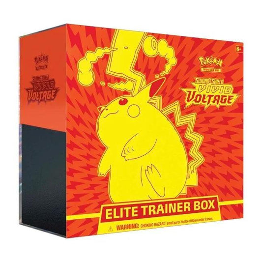 Pokemon TCG Vivid Voltage Elite Trainer Box - Eclipse Games Puzzles Novelties