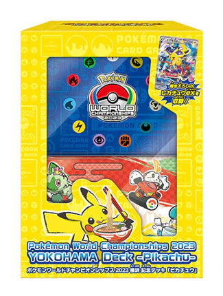 Pokemon TCG World Championships 2023 Yokohama Deck Pikachu Japanese - Eclipse Games Puzzles Novelties