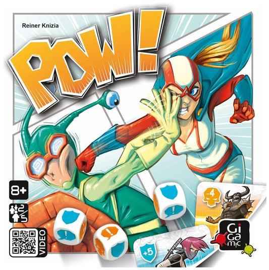 Pow! Board Game - Eclipse Games Puzzles Novelties