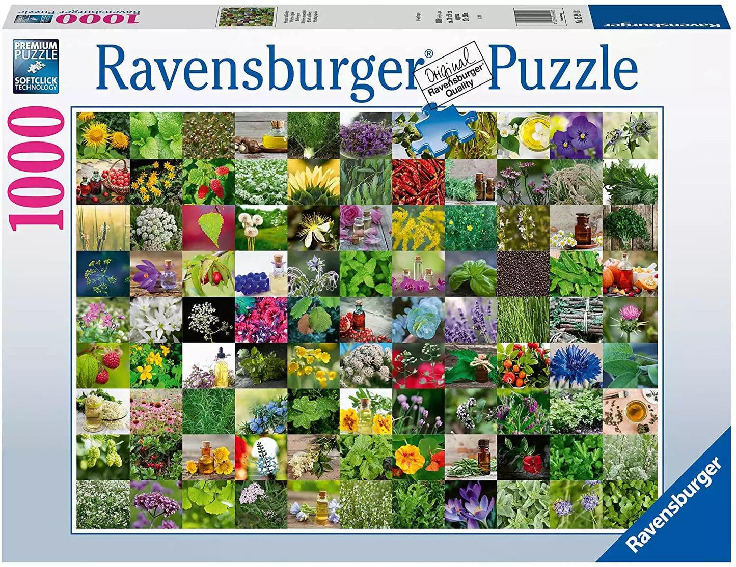 Ravensburger 99 Herbs and Spices Jigsaw Puzzle 1000 Pieces - Eclipse Games Puzzles Novelties