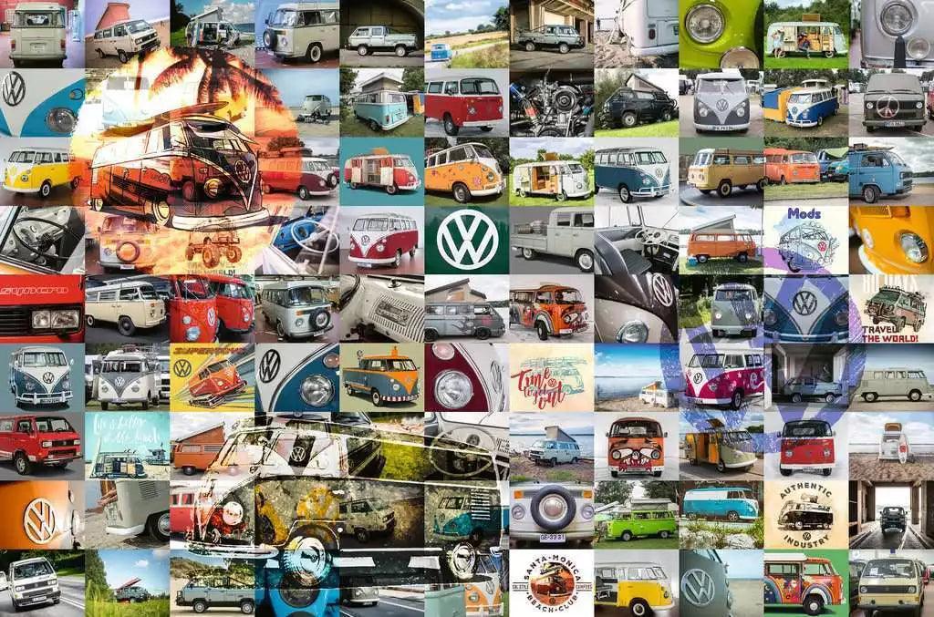 Ravensburger 99 VW Bulli Moments Puzzle 3000 Pieces - Eclipse Games Puzzles Novelties