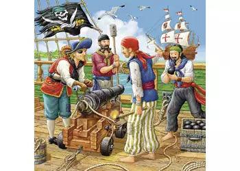 Ravensburger Adventure On The High Seas 3x49 Pieces Jigsaw Puzzle - Eclipse Games Puzzles Novelties