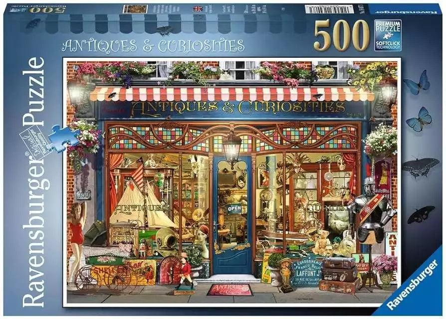 Ravensburger Antiques And Curiosities 500 Pieces Jigsaw Puzzle - Eclipse Games Puzzles Novelties