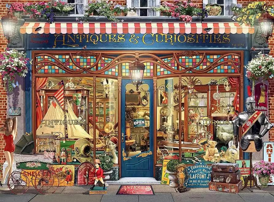 Ravensburger Antiques And Curiosities 500 Pieces Jigsaw Puzzle - Eclipse Games Puzzles Novelties