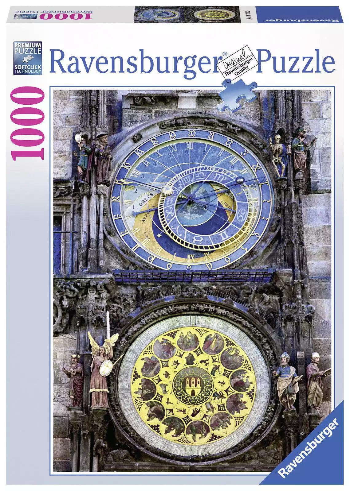 Ravensburger Astronomical Clock Puzzle 1000 Pieces Jigsaw Puzzle - Eclipse Games Puzzles Novelties