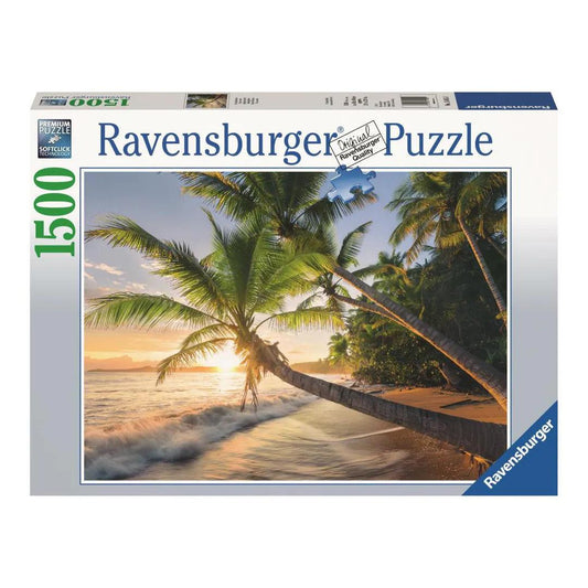 Ravensburger Beach Hideaway 1500 Pieces Jigsaw Puzzle - Eclipse Games Puzzles Novelties
