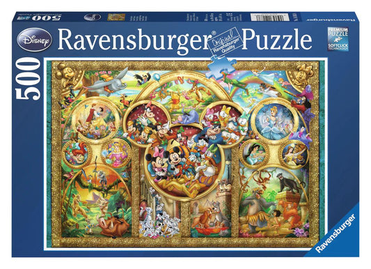 Ravensburger Disney Family Puzzle 500 Pieces Jigsaw Puzzle - Eclipse Games Puzzles Novelties