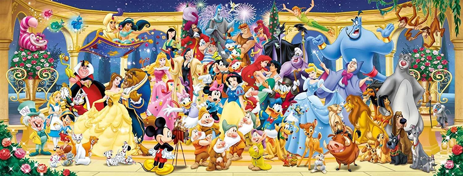 Ravensburger Disney Group Photo Puzzle 1000 Pieces Jigsaw Puzzle - Eclipse Games Puzzles Novelties