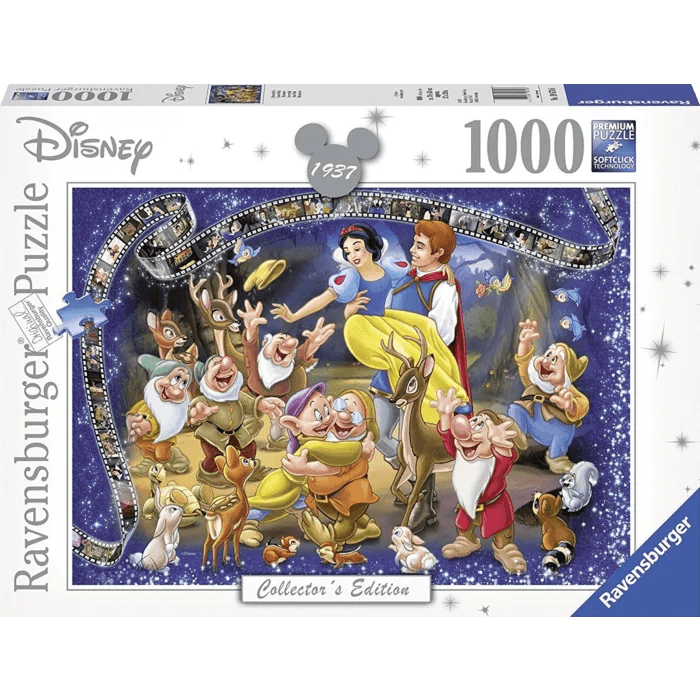 Ravensburger Disney Moments: 1937 Snow White 1000 Pieces Jigsaw Puzzle - Eclipse Games Puzzles Novelties