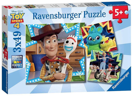 Ravensburger Disney Pixar Toy Story In It Together 3x49 Pieces Jigsaw Puzzle - Eclipse Games Puzzles Novelties