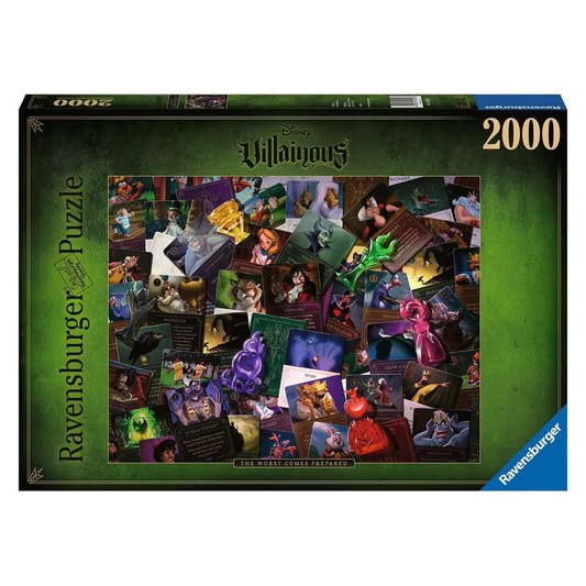 Ravensburger Disney The Worst Comes Prepared 2000 Pieces Jigsaw Puzzle - Eclipse Games Puzzles Novelties