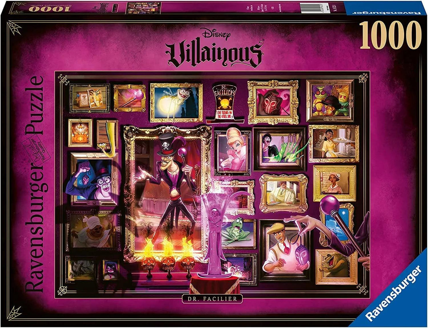 Ravensburger Disney Villainous Dr Facilier 1000 Pieces Jigsaw Puzzle - Eclipse Games Puzzles Novelties