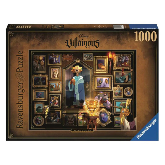Ravensburger Disney Villainous Prince John 1000 Pieces Jigsaw Puzzle - Eclipse Games Puzzles Novelties