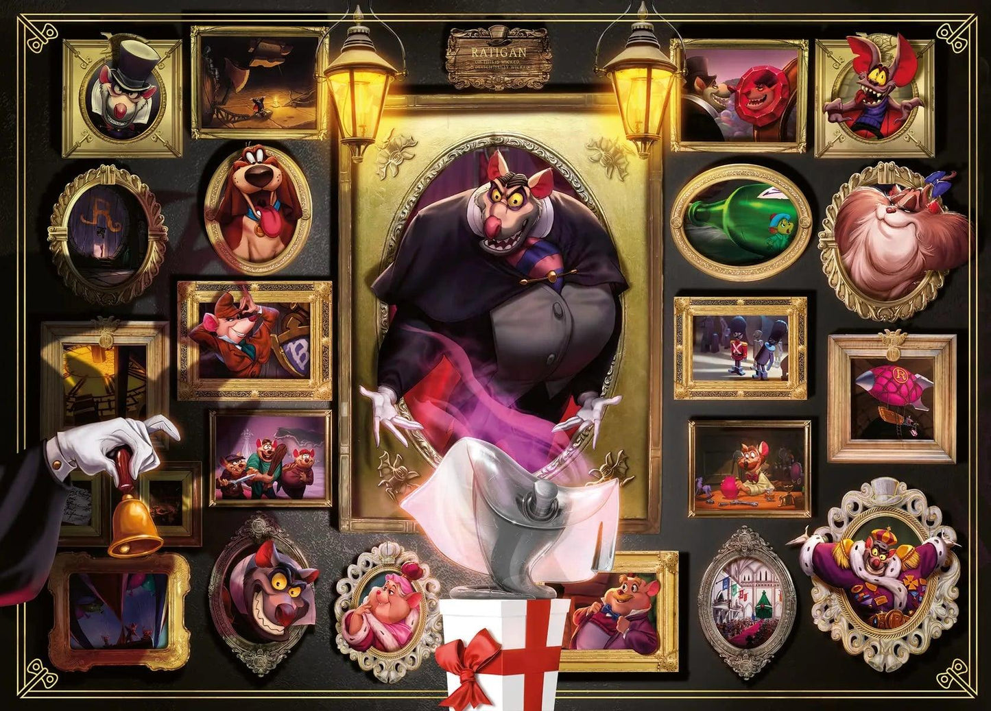 Ravensburger Disney Villainous Ratigan 1000 Pieces Jigsaw Puzzle - Eclipse Games Puzzles Novelties