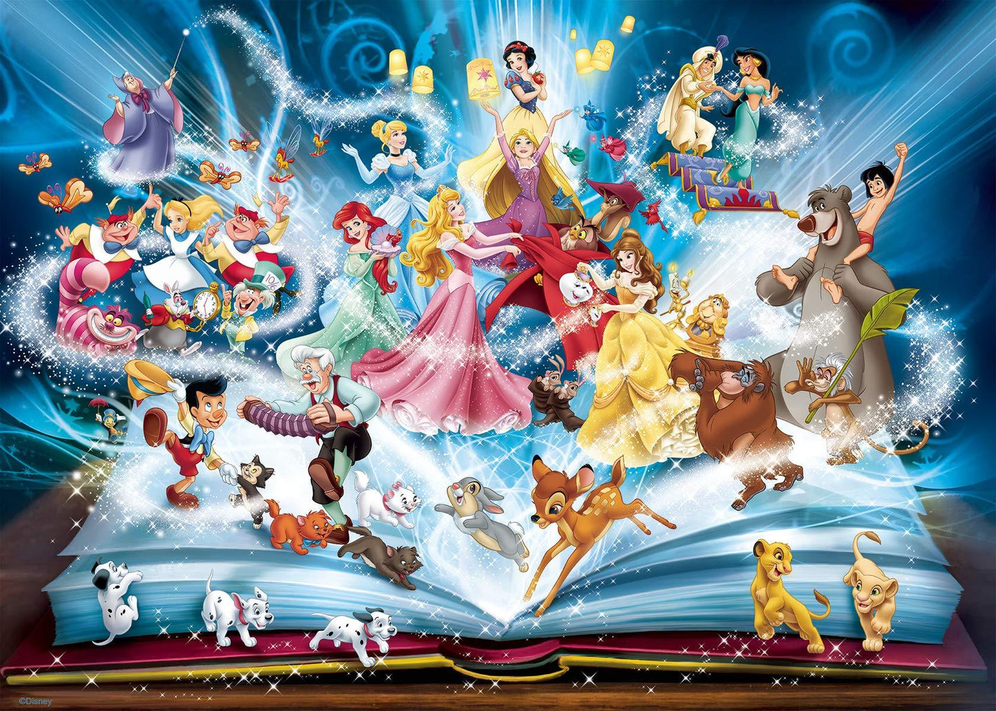 Ravensburger Disneys Magical Storybook 1000 Pieces Jigsaw Puzzle - Eclipse Games Puzzles Novelties