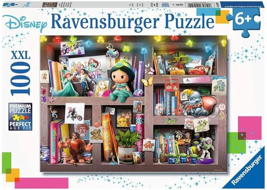 Ravensburger Disneys The Collectors Display 100 Piece XXL Jigsaw Puzzle - Eclipse Games Puzzles Novelties