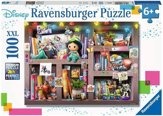 Ravensburger Disneys The Collectors Display 100 Piece XXL Jigsaw Puzzle - Eclipse Games Puzzles Novelties