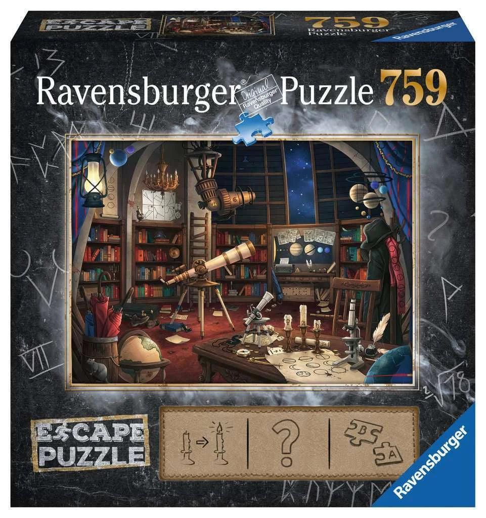 Ravensburger Escape 1 The Observatory Puzzle 759 Pieces - Eclipse Games Puzzles Novelties