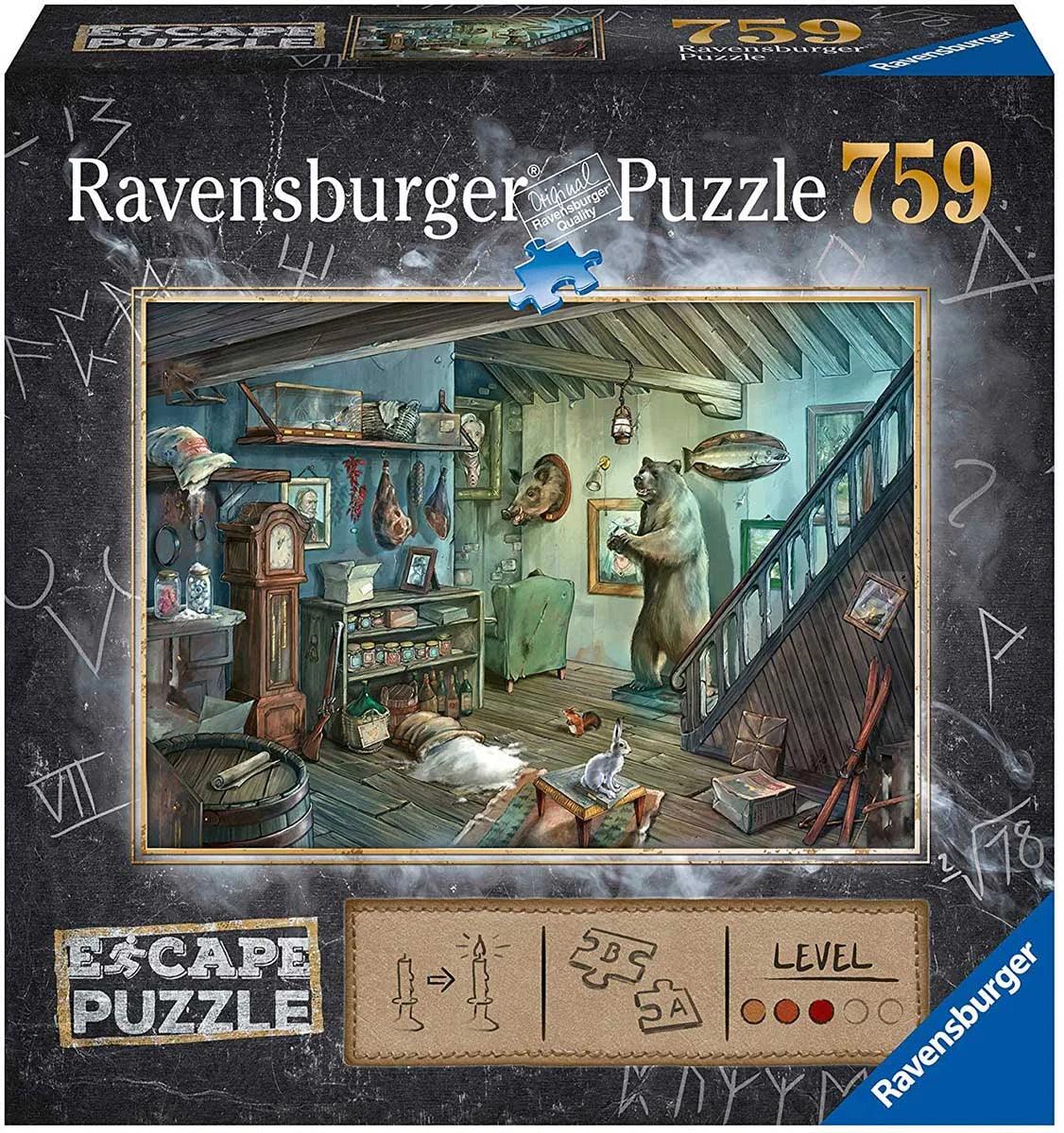 Ravensburger Escape 8 The Forbidden Basement 759 Pieces Jigsaw Puzzle - Eclipse Games Puzzles Novelties
