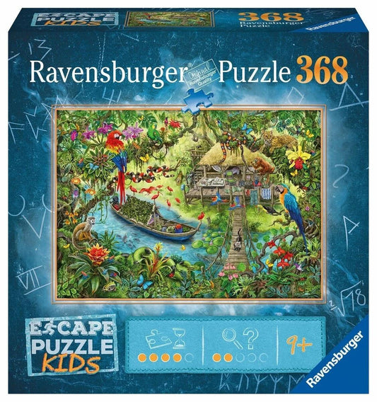 Ravensburger Escape Puzzle Kids Jungle Journey 368 Pieces Jigsaw Puzzle - Eclipse Games Puzzles Novelties