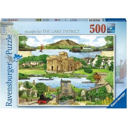 Ravensburger Escape To The Lake District 500 Pieces Jigsaw Puzzle - Eclipse Games Puzzles Novelties