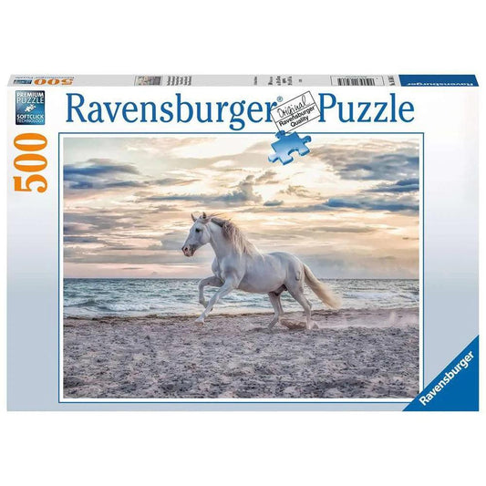 Ravensburger Evening Gallop 500 Pieces Jigsaw Puzzle - Eclipse Games Puzzles Novelties