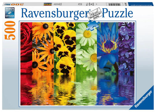 Ravensburger Floral Reflections 500 Pieces Jigsaw Puzzle - Eclipse Games Puzzles Novelties